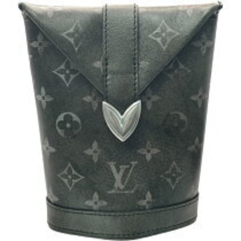 Louis Vuitton Envelope Pouch Black Brushed Monogram Shoulder Bag